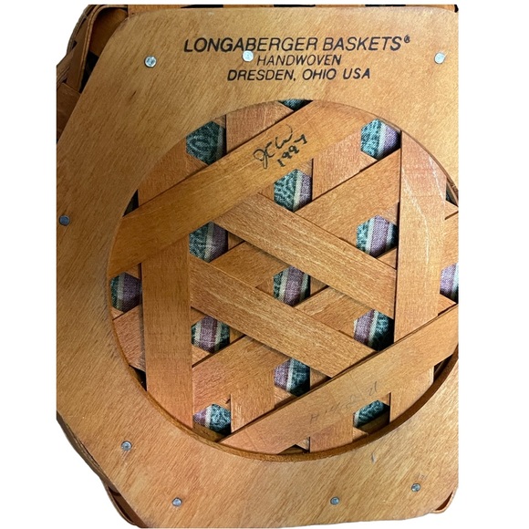 1997 Longaberger Snowflake Basket - Picture 5 of 5
